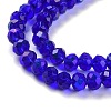 Electroplate Glass Beads Strands EGLA-A034-T8mm-L16-3