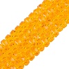 Transparent Glass Beads Strands GLAA-Q114-01A-A05-1