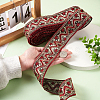 Ethnic Style Embroidery Polyester Ribbons SK-TAC0001-04-5