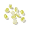 Opaque Glass Beads GLAA-F117-06G-3