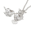 Brass Pendant Necklaces NJEW-P299-A01-P-2