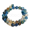 Natural Agate(Dyed & Heated) Beads Strands G-K425-B11-01-5