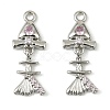 Brass Micro Pave Cubic Zirconia Pendants KK-C107-16P-1