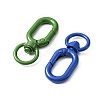 10Pcs Spray Painted Alloy Swivel Clasps FIND-YW0001-57-2