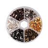 1 Box 1380PCS 6 Colors Iron Folding Crimp Ends IFIN-JP0008-01-2