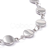 Tarnish Resistant 304 Stainless Steel Link Chain Bracelets BJEW-I295-16P-3
