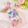 100Pcs Butterfly Printed OPP Cellophane Candy Packaging Bags ABAG-WH20005-40-7