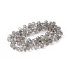 Transparent Electroplate Glass Beads Strands EGLA-F152B-PL01-2