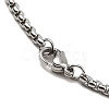Non-Tarnish 201 Stainless Steel Pendant Necklaces NJEW-M212-01A-P-3
