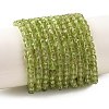 Natural Peridot Beads Strands G-K376-D03-4x4mm-2
