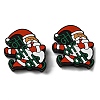 Santa Claus Christmas Food Grade Eco-Friendly Silicone Beads SIL-D001-02-1