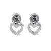 304 Stainless Steel Stud Earrings for Women EJEW-E603-05E-P-1