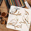 PET Hollow Out Drawing Painting Stencils DIY-WH0391-0515-3