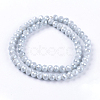 Electroplate Glass Beads Strands EGLA-D020-10x8mm-47-2