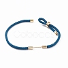 Braided Nylon Cord Bracelet Making MAK-A017-D01-05G-2