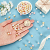 Barely Pink Mix Pearlized Glass Pearl Beads HY-PH0006-8mm-01-3