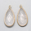 Natural Quartz Crystal Pendants X-G-S221-13G-1