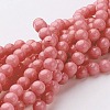 Natural Mashan Jade Round Beads Strands X-G-D263-10mm-XS18-2