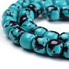 Synthetic Turquoise Beads Strands G-E266-09A-01-3