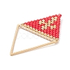 Handmade Japanese Seed Beads Pendants PALLOY-MZ00136-01-3