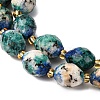 Natural Sesame Jasper Dyed Beads Strands G-D305-B02-03-4