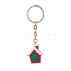 Christmas Theme Resin Pendant Keychain KEYC-JKC00443-2