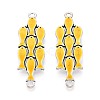 Alloy Enamel Connector Charms TIBE-N016-09AS-01-1