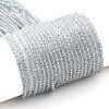 Transparent Electroplate Glass Beads Strands GLAA-H021-01A-PL03-1