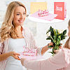 2 Sets 2 Styles Mother's Day 3D Pop Up Paper Greeting Card for Birthday Day AJEW-GA0006-97-7