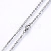 Non-Tarnish 304 Stainless Steel Cable Chains Necklaces NJEW-F226-04P-08-2