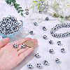 100Pcs Opaque Acrylic Beads MACR-SC0002-47-3