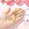 Alloy Enamel Pendant Decorations HJEW-YW00404-3