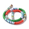 Handmade Polymer Clay Bead Strands CLAY-C003-04E-3
