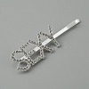 Word SEXY Alloy Rhinestone Hair Bobby Pins FIND-WH0152-34E-S-1