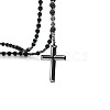 Black Labradorite & Black Hematite Pendant Necklaces PW-WG39403-01-4