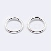 925 Sterling Silver Open Jump Rings STER-F036-02S-1x4mm-2