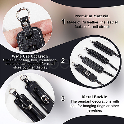 PU Leather Pendant Decorations AJEW-WH0270-193D-1