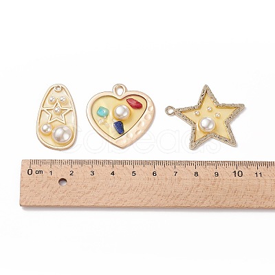 Epoxy Resin Pendants RESI-X0001-40-1
