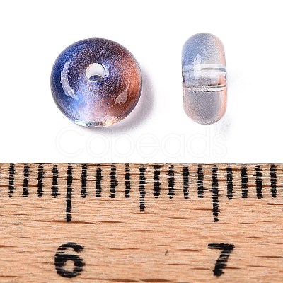 Electroplate Transparent Colours Rainbow Glass Seed Beads SEED-T007-03F-1