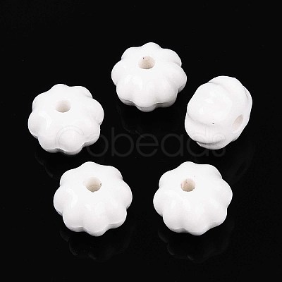Handmade Porcelain Ceramic Beads PORC-T133-26H-1