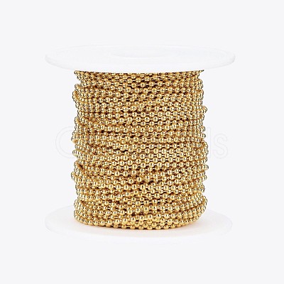Handmade Ion Plating(IP) 304 Stainless Steel Ball Chains STAS-F136-17G-20m-1