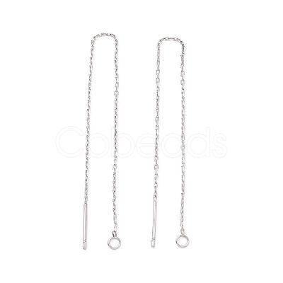 Non-Tarnish 304 Stainless Steel Stud Earring Finding STAS-E161-06P-1
