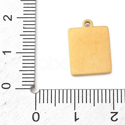 304 Stainless Steel Enamel Pendants STAS-I369-08G-02-1