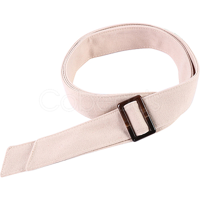 Tie a Knot Cloth Waist Belts with Buckle AJEW-WH20003-08B-1