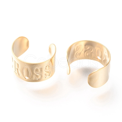 304 Stainless Steel Ear Cuff Findings STAS-H151-10G-1