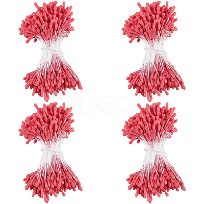 Gypsum with Cotton Cord Artificial Flower Core DIY-WH20007-36A-08-1