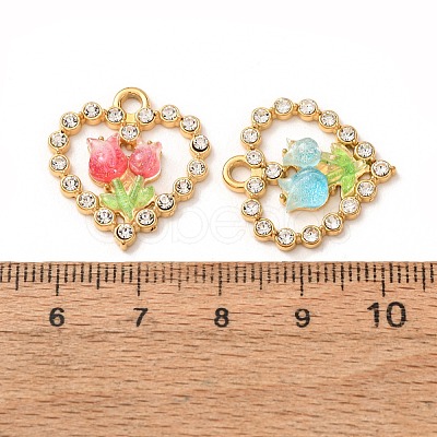 304 Stainless Steel & Resin Pendants RE-CBA1E3F-01-1