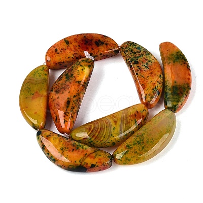 Natural Multi-Color Agate Beads Strands G-Q606-72-1