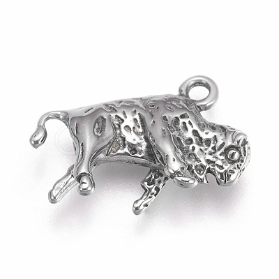 304 Stainless Steel Pendants STAS-P225-093AS-1
