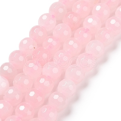 Natural Rose Quartz Beads Strands G-E571-07A-1